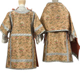 18th Century Rose Dalmatic and Tunicle with Humeral Veil