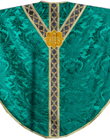 IHS Green Silk Gothic Revival Set - Sacra Domus Aurea