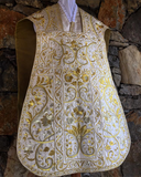 Italianate Floral Silk Embroidered Set - Sacra Domus Aurea