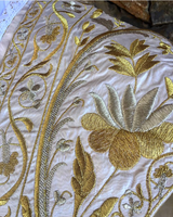 Italianate Floral Silk Embroidered Set - Sacra Domus Aurea