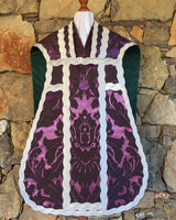 Violet Florentine Brocade Chasuble - Sacra Domus Aurea