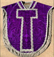 Purple St. Neri Chasuble - Sacra Domus Aurea
