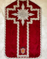 Red Damask Solemn Set - Sacra Domus Aurea