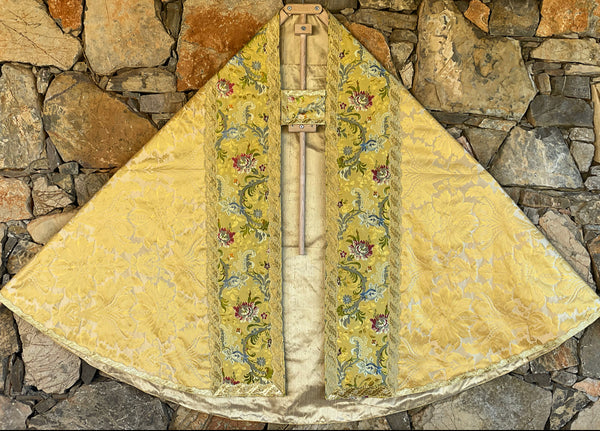 Floral Silk Cope - Sacra Domus Aurea