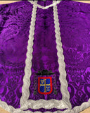 Purple St. Neri Chasuble - Sacra Domus Aurea