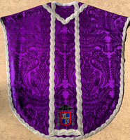 Purple St. Neri Chasuble - Sacra Domus Aurea