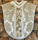 White Silk Saint Neri Chasuble - Sacra Domus Aurea