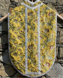 Gold Silk Saint Philip Neri Chasuble - Sacra Domus Aurea