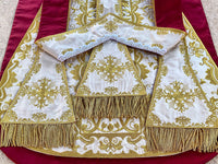 Embroidered Silk Moire Roman Set - Sacra Domus Aurea