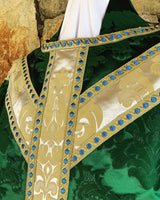 Green Silk Semi-Gothic Set - Sacra Domus Aurea