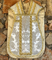 Ivory Silk Chasuble - Sacra Domus Aurea