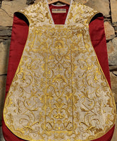 Embroidered Silk Moire Roman Set - Sacra Domus Aurea