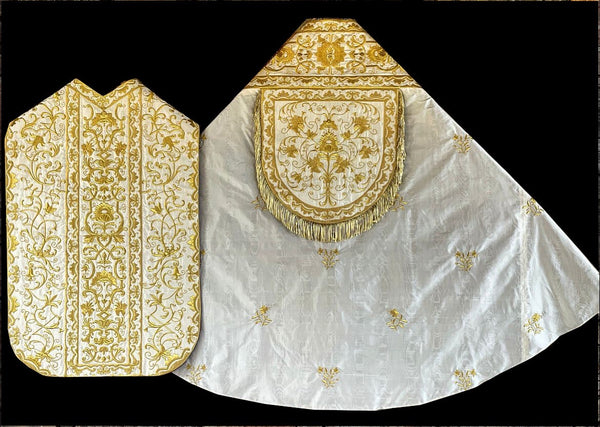 Italianate Embroidered Sung Mass Set - Sacra Domus Aurea