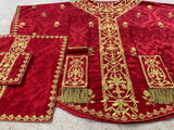 Floral Embroidered Gothic Revival Set - Sacra Domus Aurea