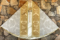 Ivory and Gold Silk Cope - Sacra Domus Aurea