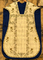 Floral Embroidered Chasuble - Sacra Domus Aurea