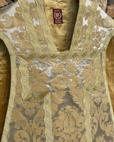 Ivory and Gold Silk Chasuble - Sacra Domus Aurea