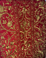 Roman Red Silk Moire Set - Sacra Domus Aurea