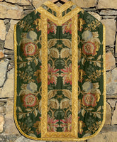 Antique Green Chasuble - Sacra Domus Aurea