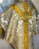 White and Gold Silk Semi-Gothic Set - Sacra Domus Aurea