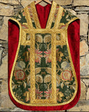 Antique Green Chasuble - Sacra Domus Aurea