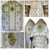 Embroidered Floral Solemn Set - Sacra Domus Aurea