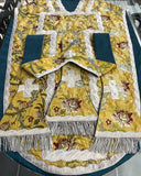 Gold Silk Saint Philip Neri Chasuble - Sacra Domus Aurea