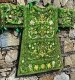 Italianate Green Embroidered Dalmatic - Sacra Domus Aurea