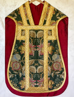 Antique Green Chasuble - Sacra Domus Aurea