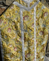 Gold Silk Saint Philip Neri Chasuble - Sacra Domus Aurea