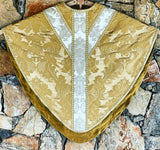 IHS Gold Silk Semi-Gothic - Sacra Domus Aurea