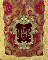 Gold and Burgundy Neri Era Chasuble - Sacra Domus Aurea